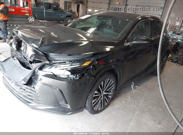 2T2BBMCAXPC005166 2023 LEXUS RX 350H Black წინა მარცხენა ხედი სამი მეოთხედიდან