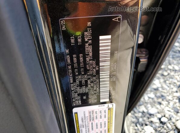 2T2BBMCAXSC085111 2025 LEXUS RX Black Vista de la etiqueta del VIN