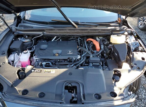 2T2BBMCAXSC085111 2025 LEXUS RX Black Vista del compartimento del motor