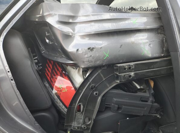 2T2BCMEA0PC004800 2023 LEXUS RX Gray Vista de los asientos traseros