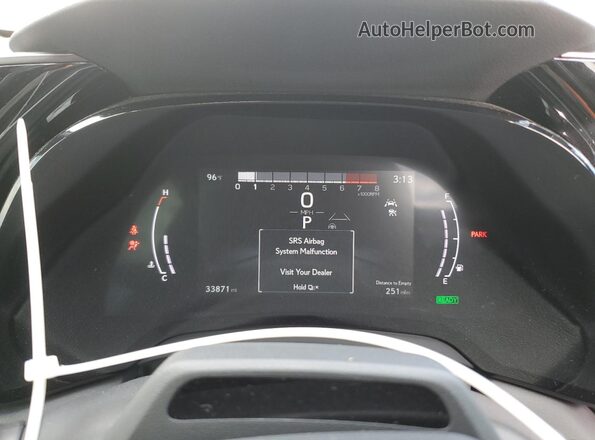 2T2BCMEA1PC005194 2023 LEXUS RX Black Instrument cluster view