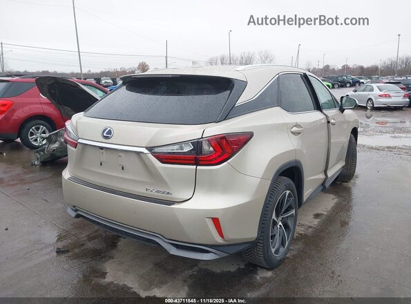 2T2BGMCA1HC019573 2017 LEXUS RX 450H Золотой Задняя правая четверть