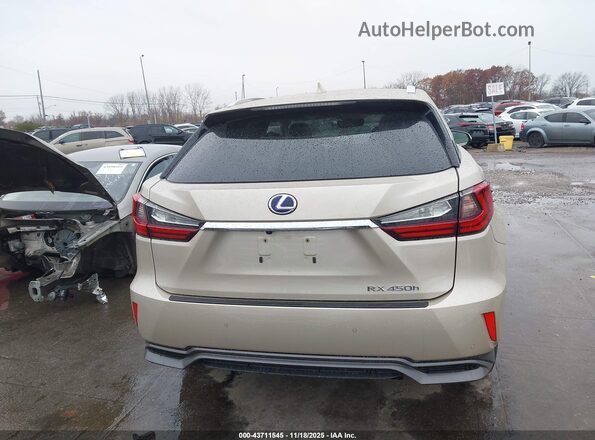 2T2BGMCA1HC019573 2017 LEXUS RX 450H Золотой 