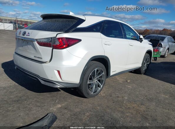 2T2BGMCA2HC009845 2017 LEXUS RX 450H Белый Задняя правая четверть