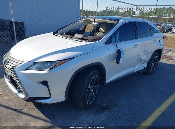 2T2BGMCA2HC014141 2017 LEXUS RX 450H White Vista tres cuartos delantera izquierda
