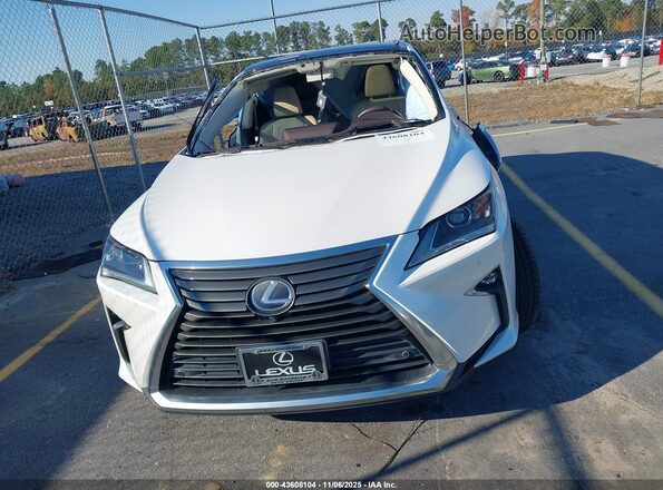 2T2BGMCA2HC014141 2017 LEXUS RX 450H White Vista del cuadro de instrumentos