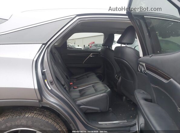 2T2BGMCA8HC010448 2017 LEXUS RX 450H Gray Widok naklejki z numerem VIN