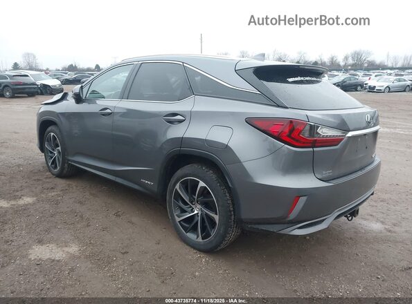 2T2BGMCA8HC010448 2017 LEXUS RX 450H Gray Tył lewy
