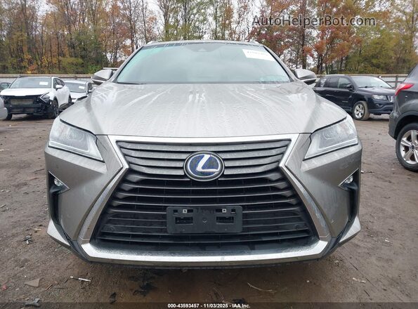 2T2BGMCAXKC035360 2019 LEXUS RX 450H Pewter Widok zestawu wskaźników