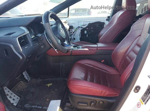 2T2BZMCA0JC143009 2018 LEXUS RX White Widok wnętrza z przodu