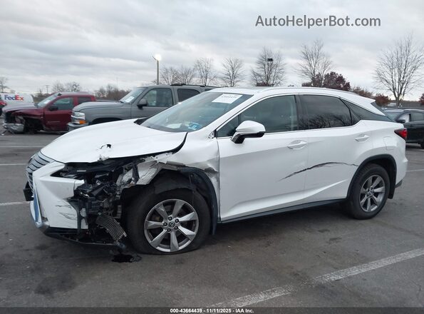2T2BZMCA0JC148775 2018 LEXUS RX 350 Белый Вид спереди
