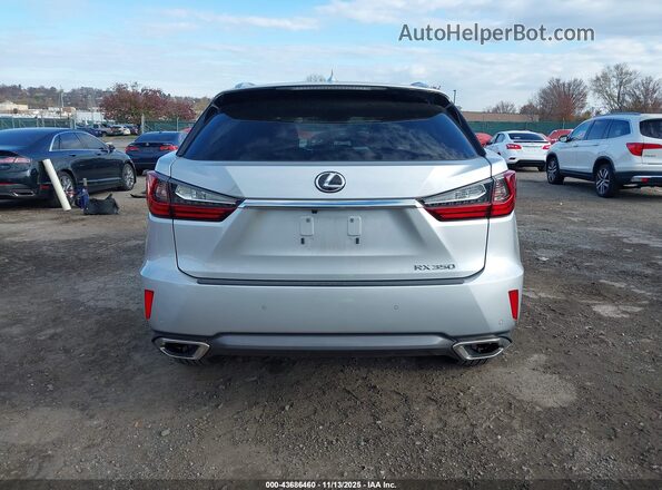 2T2BZMCA1HC111129 2017 LEXUS RX 350 Серебряный 