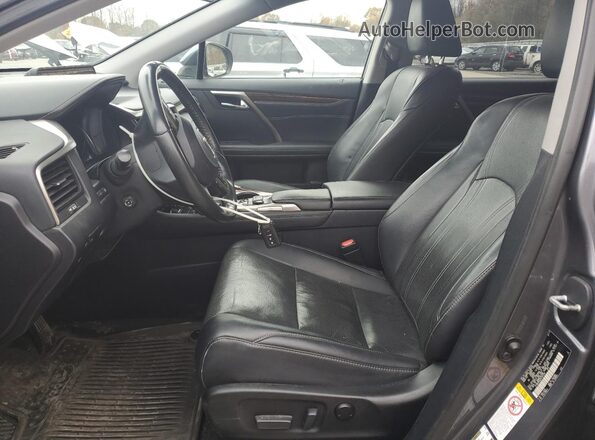2T2BZMCA2HC107378 2017 LEXUS RX Черный Вид салона спереди