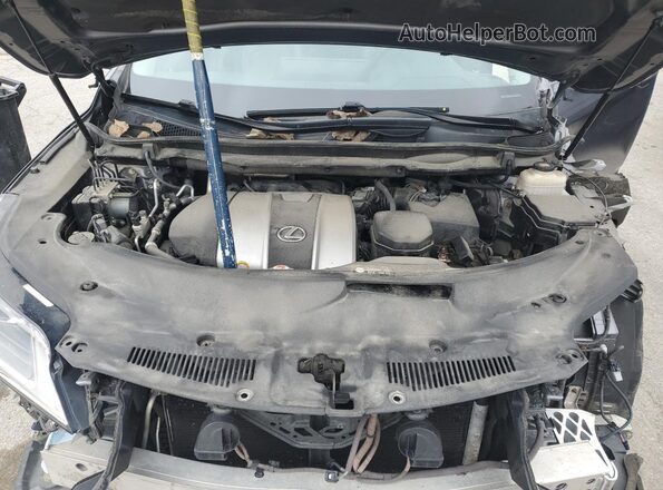 2T2BZMCA2HC107378 2017 LEXUS RX Черный Вид подкапотного пространства
