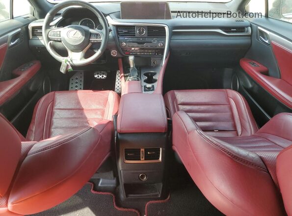 2T2BZMCA2JC151984 2018 LEXUS RX White Dashboard view