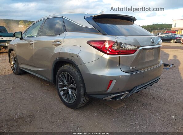 2T2BZMCA3KC185689 2019 LEXUS RX 350 Серебряный Задняя левая четверть