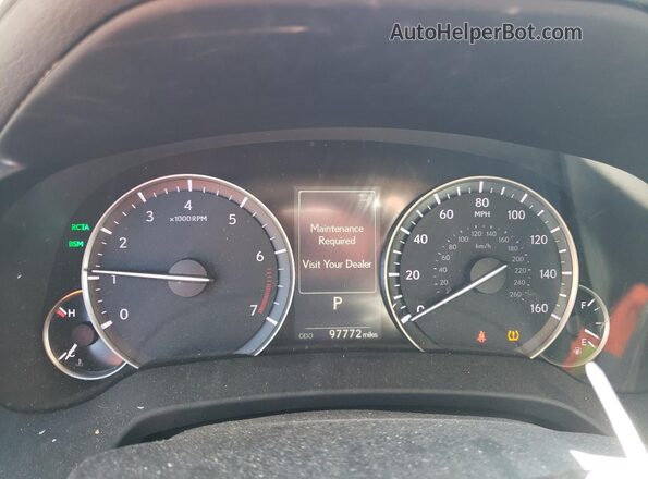 2T2BZMCA6GC027211 2016 LEXUS RX White ხელსაწყოთა პანელის ხედი