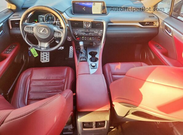 2T2BZMCA8JC165792 2018 LEXUS RX Черный Вид панели приборов