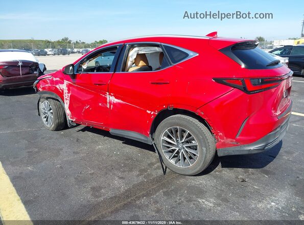 2T2GDCAZ0SC029553 2025 LEXUS NX 250 Красный Задняя левая четверть