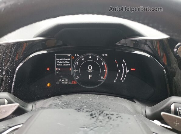 2T2GGCEZ2RC054773 2024 LEXUS NX Green ხელსაწყოთა პანელის ხედი