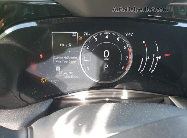 2T2GGCEZ4PC030651 2023 LEXUS NX Gray Widok zestawu wskaźników