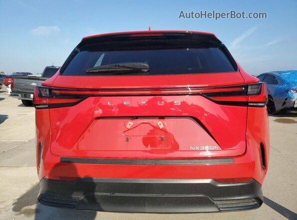 2T2GKCEZXSC032606 2025 LEXUS NX Red Widok z tyłu