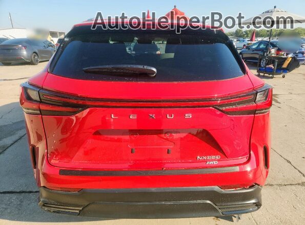 2T2HGCEZ5PC026029 2023 LEXUS NX Красный Вид сзади