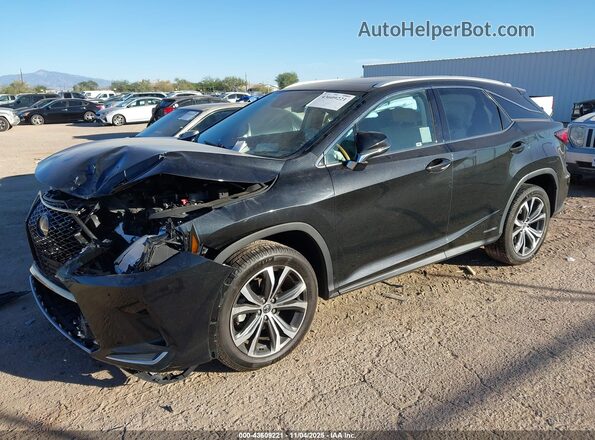 2T2HGMDA1LC048668 2020 LEXUS RX 450H Черный Передняя левая четверть