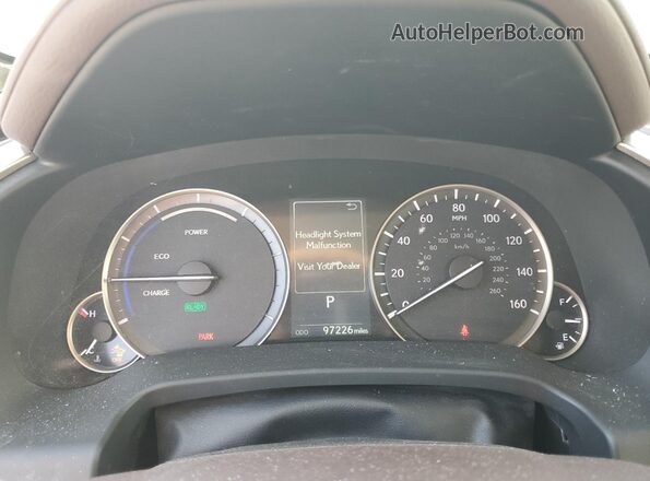 2T2HGMDA9LC048398 2020 LEXUS RX White Instrument cluster view