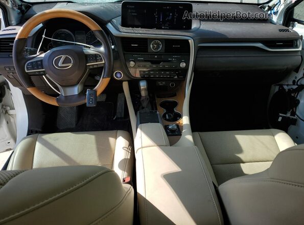 2T2HGMDA9LC048398 2020 LEXUS RX White Dashboard view