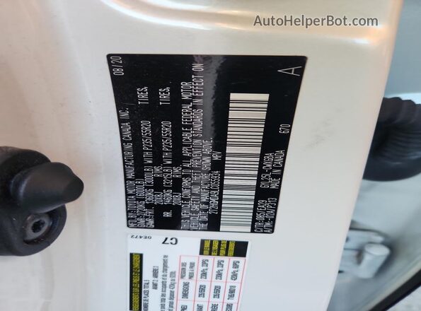 2T2HGMDA9LC055934 2020 LEXUS RX White 