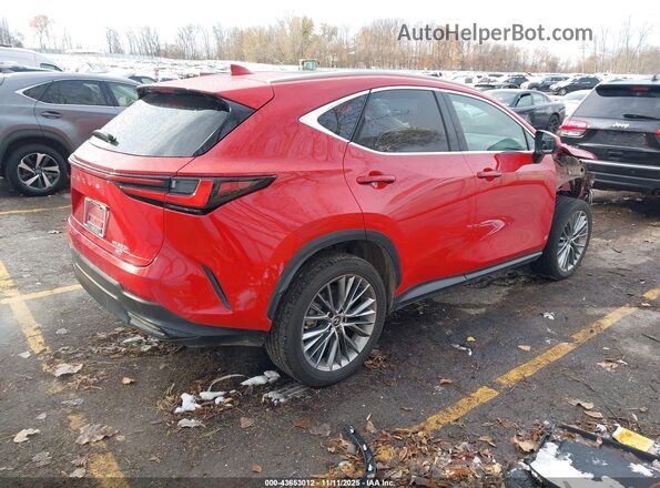 2T2HKCEZ2NC007272 2022 LEXUS NX 350H Красный Задняя правая четверть