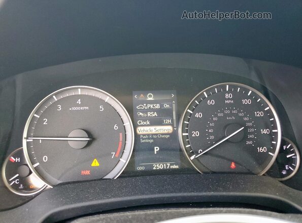 2T2HZMAA0NC223199 2022 LEXUS RX White Widok zestawu wskaźników