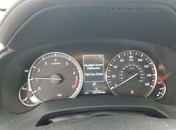 2T2HZMAA3NC233791 2022 LEXUS RX Серый Вид щитка приборов