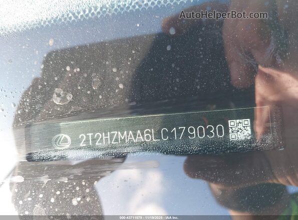 2T2HZMAA6LC179030 2020 LEXUS RX 350 Gray 