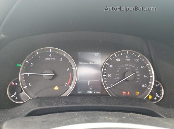 2T2HZMAA7NC257057 2022 LEXUS RX Серый Вид щитка приборов