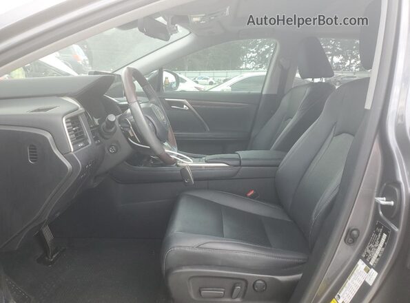 2T2HZMAA8NC253308 2022 LEXUS RX Charcoal Widok wnętrza z przodu