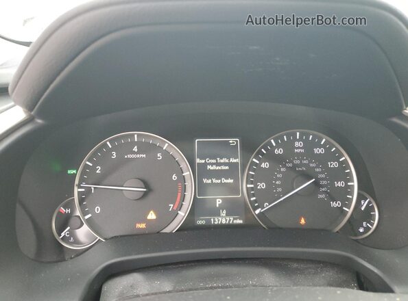 2T2HZMDA1LC225746 2020 LEXUS RX White Instrument cluster view