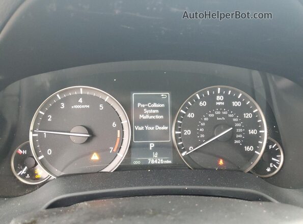 2T2HZMDA1MC281459 2021 LEXUS RX Black Вид щитка приладів