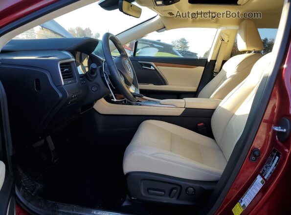 2T2HZMDA2MC269272 2021 LEXUS RX Burgundy Вид салону спереду
