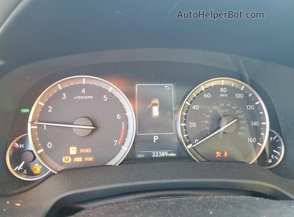 2T2HZMDA2MC269272 2021 LEXUS RX Burgundy Вид щитка приладів