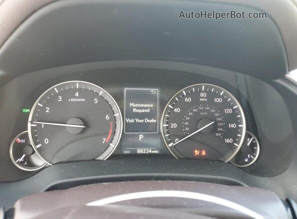 2T2HZMDA3LC231869 2020 LEXUS RX Blue Vista del cuadro de instrumentos