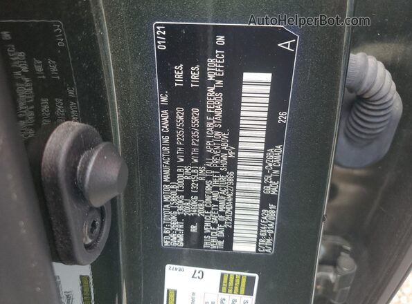 2T2HZMDA4MC279866 2021 LEXUS RX Green Widok komory silnika
