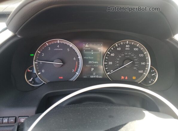 2T2HZMDA4MC279866 2021 LEXUS RX Green Widok zestawu wskaźników