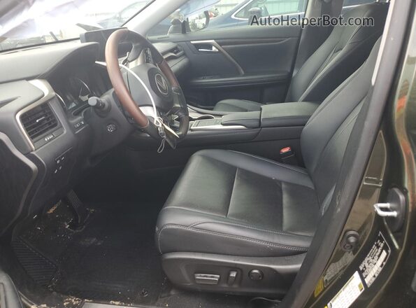 2T2HZMDA4MC279866 2021 LEXUS RX Green Widok wnętrza z przodu