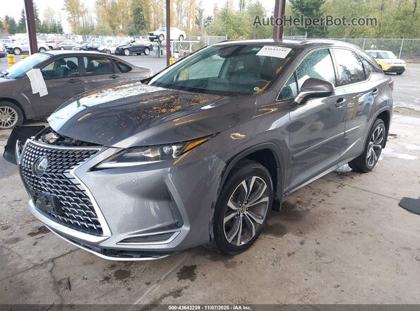 2T2HZMDA4MC291578 2021 LEXUS RX 350 Gray წინა მარცხენა ხედი სამი მეოთხედიდან