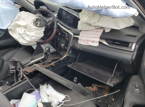 2T2HZMDA4NC341557 2022 LEXUS RX Черный Вид панели приборов