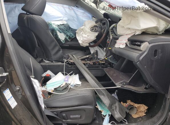2T2HZMDA4NC341557 2022 LEXUS RX Черный Вид салона спереди