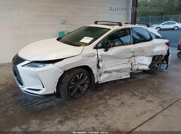 2T2HZMDA6LC234295 2020 LEXUS RX 350 White Առջևի ձախ երեք քառորդ տեսարան