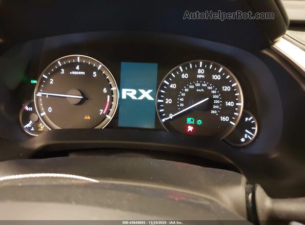 2T2HZMDA6NC310908 2022 LEXUS RX 350 Белый Вид задних сидений